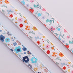 Floral Print Collar Leash Set