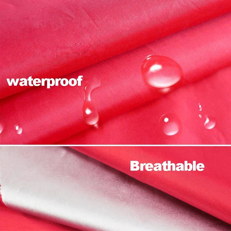 Transparent Hooded Dog Raincoat – Full-Body Waterproof Jumpsuit for All Breeds