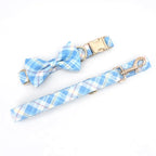 DDPaws  Designed Blue Rose Plaid Set [Made-to-Order]