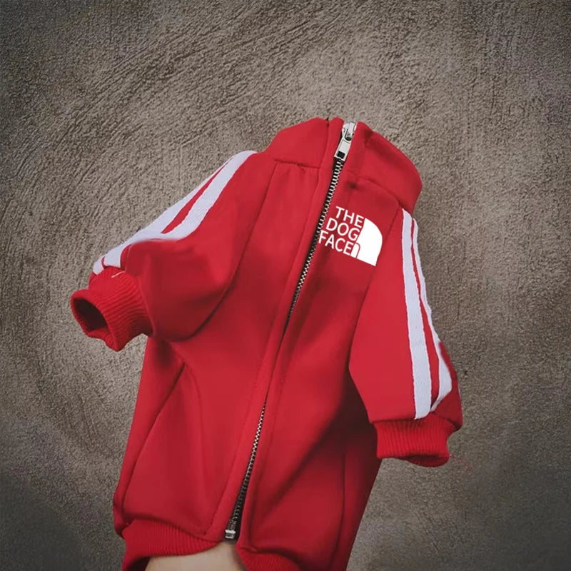 Zipper Dog Hoodie – Warm Autumn & Winter Coat for Small, Medium & Large Pets