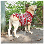 Winter Knitted Dog Sweater – Warm Striped Pullover for Small to Large Dogs