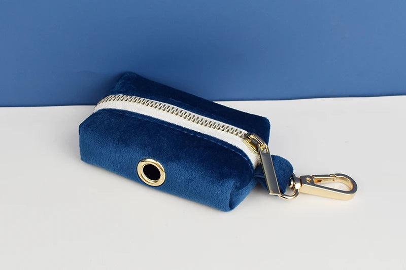 Blue Velvet Personalized Dog Collar, Leash & Harness Set