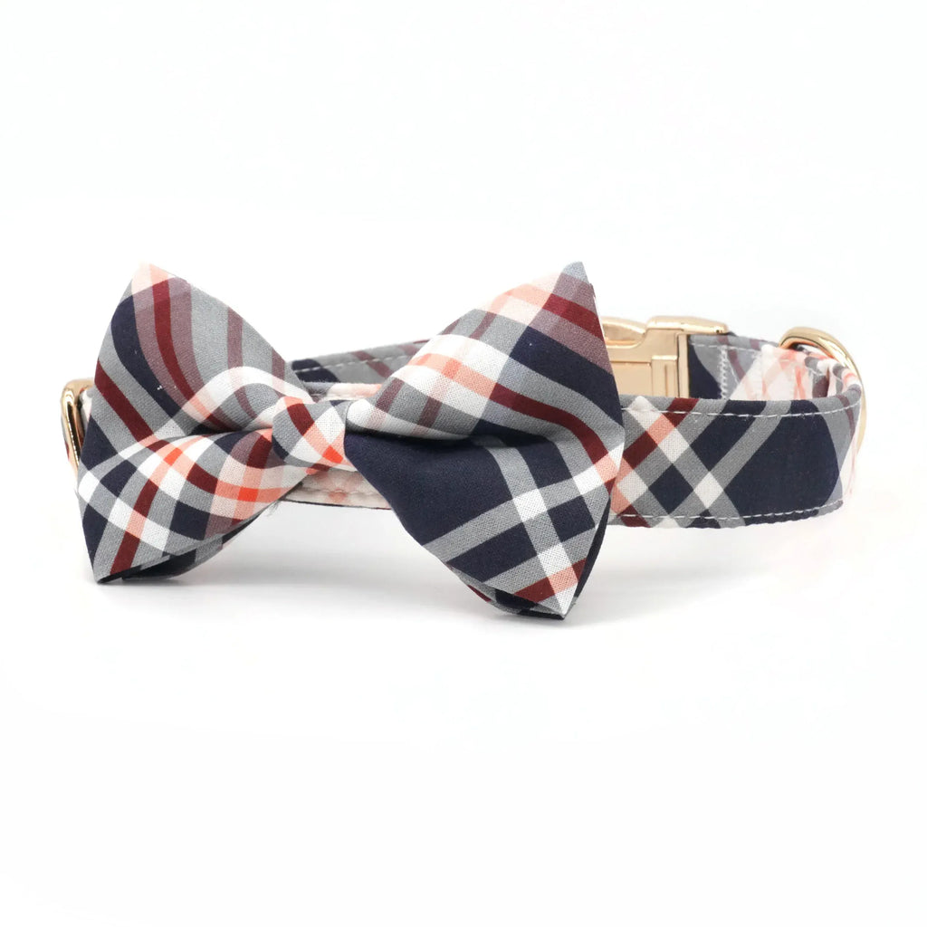 DDPaws  Designed Navy Plaid Set [Made-to-Order]