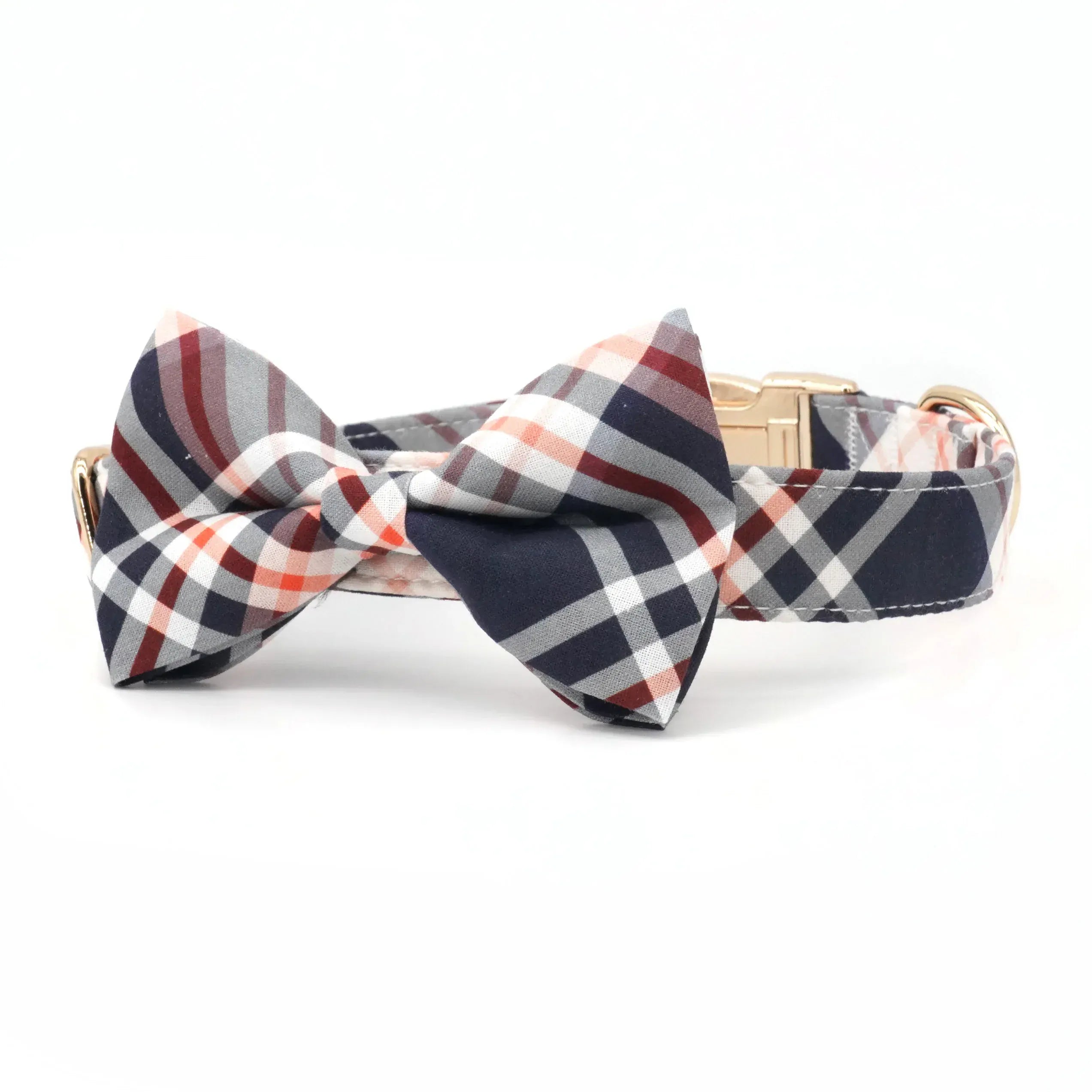 DDPaws  Designed Navy Plaid Set [Made-to-Order]