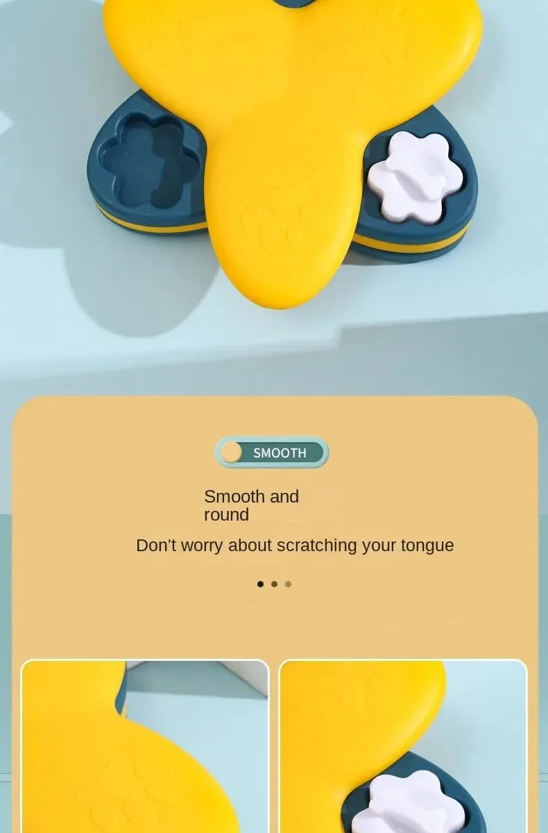 Interactive Dog Puzzle Feeder – Slow Feeding Treat Dispenser Toy for Dogs & Cats