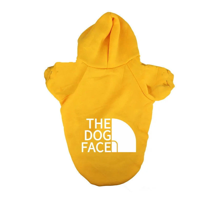 The Dog Face Hoodie – Warm Cotton Windproof Jacket for Small to Large Dogs