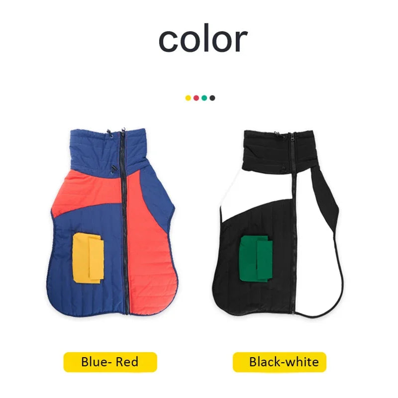 Waterproof Thick Cotton Dog Jacket – Super Warm Winter Coat for All Breeds