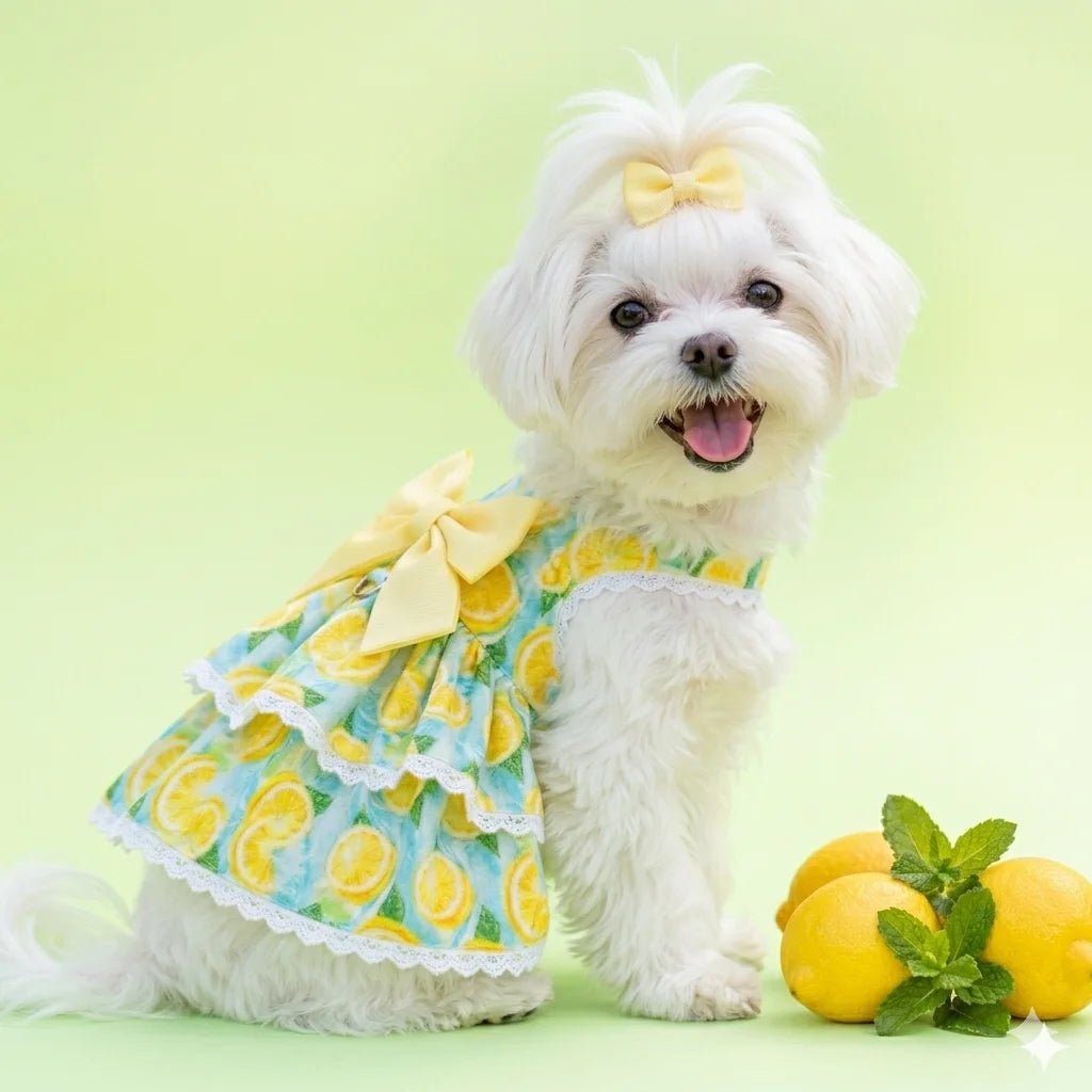 Floral Cotton Dog Dress