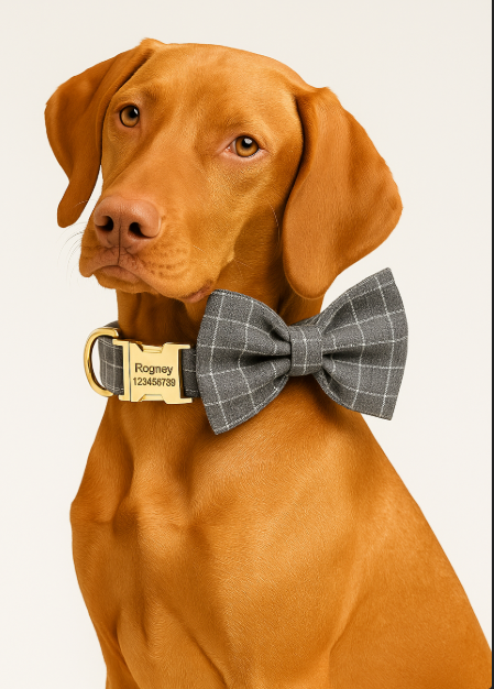 Personalized Dog Collar, Leash & Harness Set