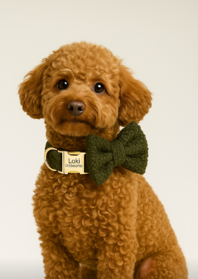 Personalized Dog Collar, Leash & Harness Set