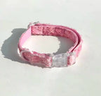 Valentine Rose Dog Harness, Collar & Leash Set – Floral Puppy Walking Set