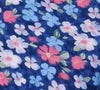 Designed Navy Retrol Floral Dog Vest Set