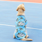 Hawaiian Beach Dog T-Shirt – Lightweight Summer Outfit for Small Dogs & Cats