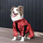 Waterproof Winter Dog Jacket – Fleece-Lined, Windproof Coat for Medium & Large Dogs