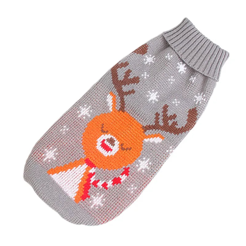 Large Dog Knitted Sweater – Warm Winter Turtleneck for Big Breeds