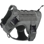 Tactical Dog Harness – Adjustable No-Pull Service Vest with Handle & Hook-and-Loop Panels