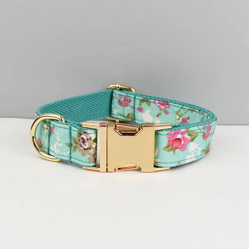 Personalized Dog Collar, Leash & Harness Set