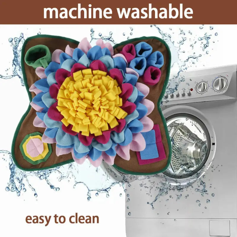 Dog Snuffle Mat – Interactive Nose Work & Slow Feeding Training Toy