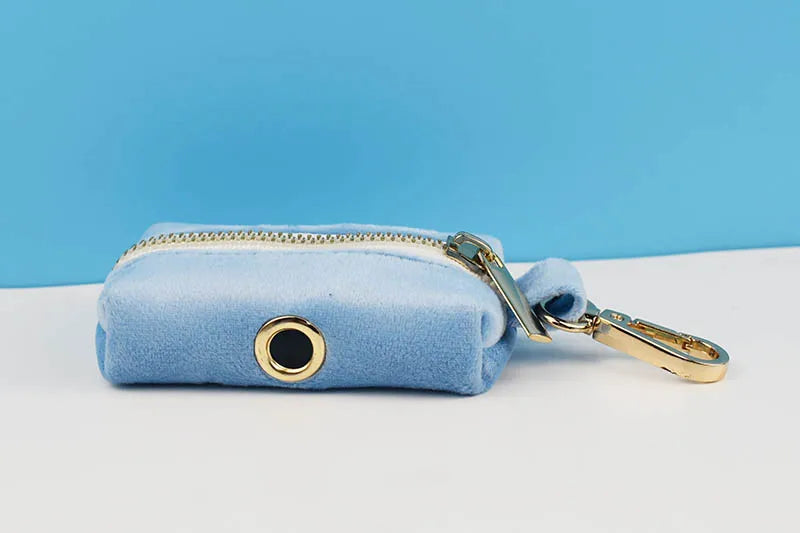 Blue Velvet Personalized Dog Collar, Leash & Harness Set