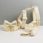 Engraved Cotton White Set