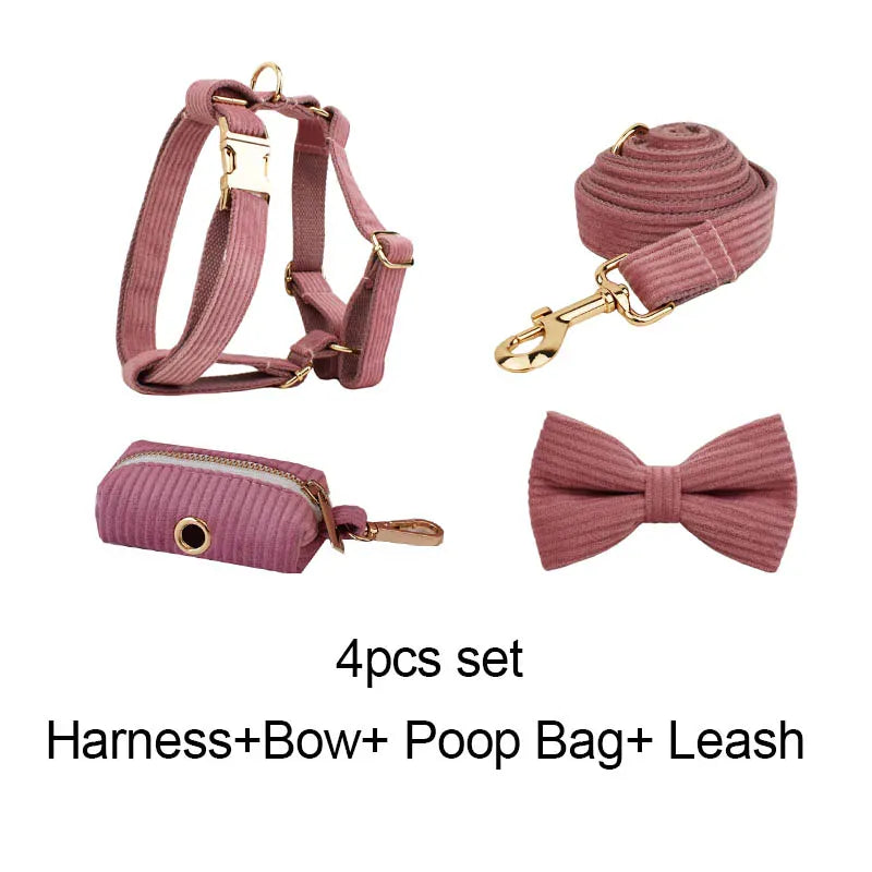 Corduroy Purple Pink Set