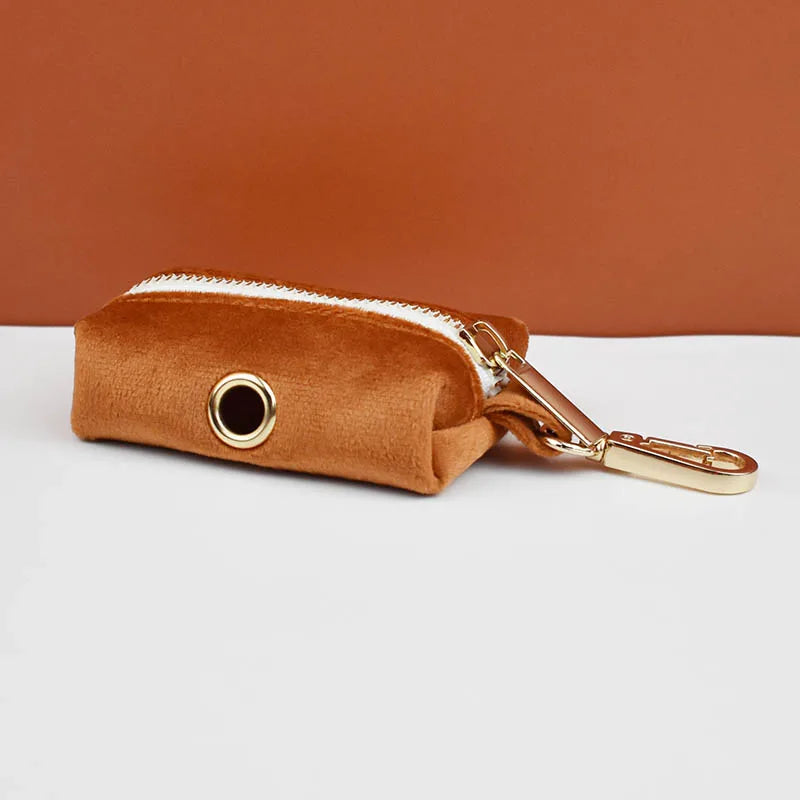 Ancient Pottery Velvet Personalized Dog Collar, Leash & Harness Set