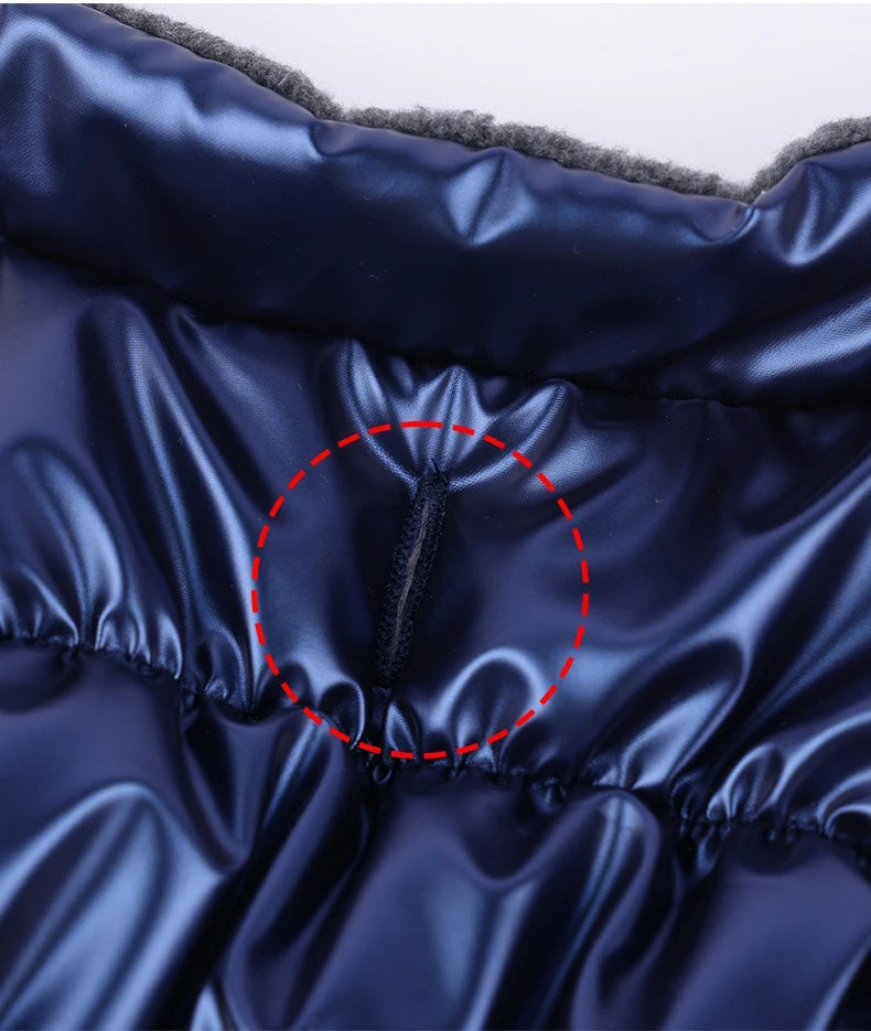 Winter Down Dog Jacket – Windproof Padded Coat for Small & Medium Dogs