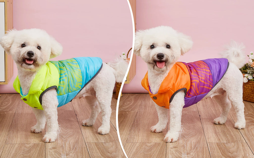 Winter Dog Vest Coat – Windproof Double-Layer Fleece Jacket for Small & Medium Dogs