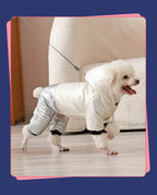 Waterproof Winter Dog Jacket – Warm Down Coat with Hood for Small Dogs