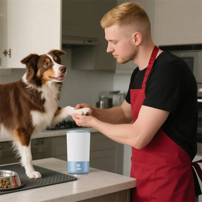 Automatic Pet Paw Cleaner – USB-C Rechargeable Portable Washer Cup for Dogs & Cats