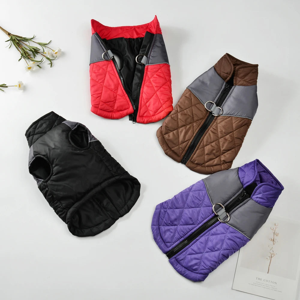 Reflective Waterproof Winter Dog Jacket – Warm Coat for Small to Large Breeds