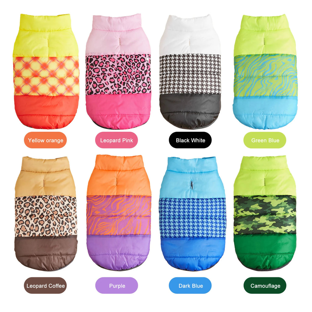 Winter Dog Vest Coat – Windproof Double-Layer Fleece Jacket for Small & Medium Dogs