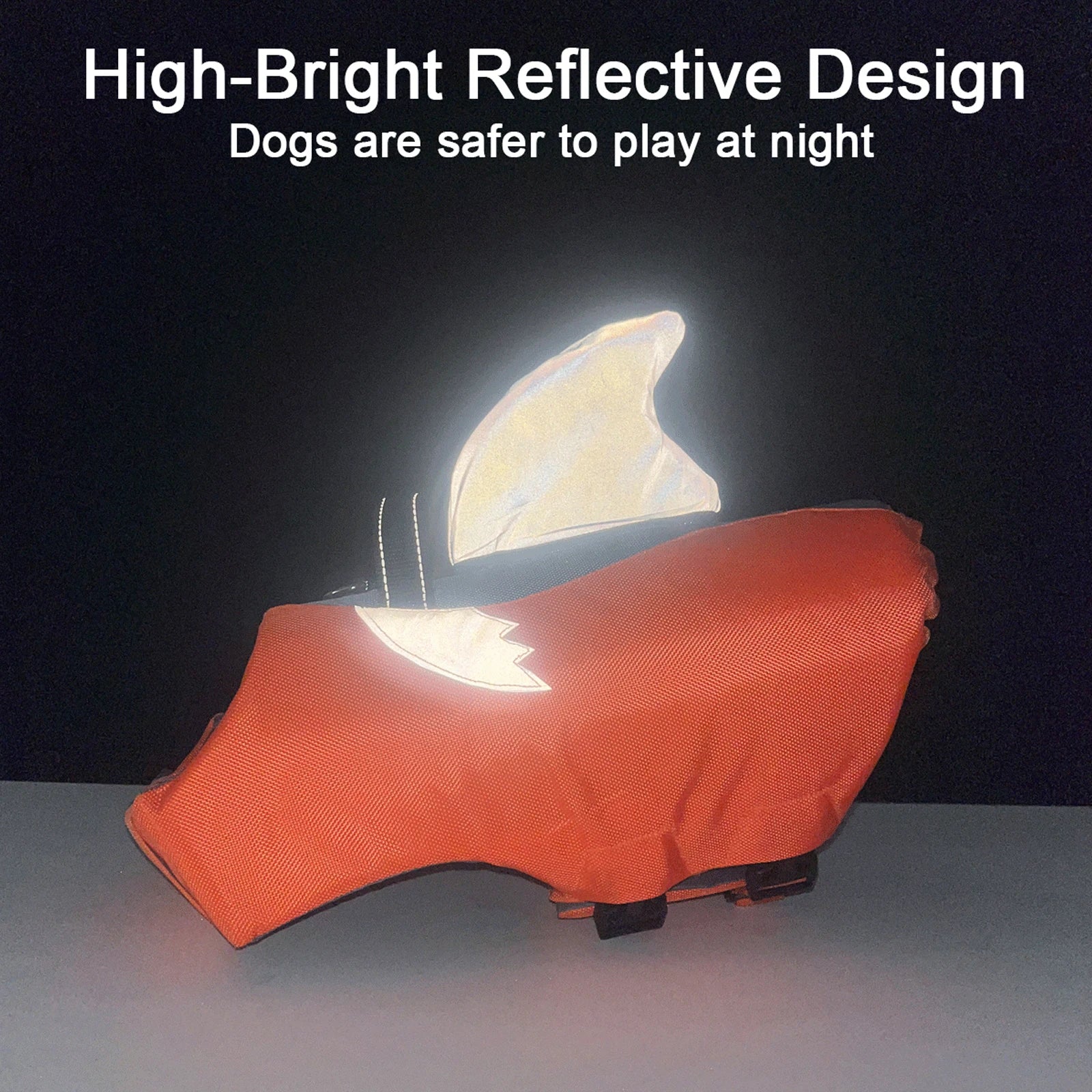 High Buoyancy Dog Life Jacket – Reflective Safety Vest with Rescue Handle for Small, Medium & Large Dogs