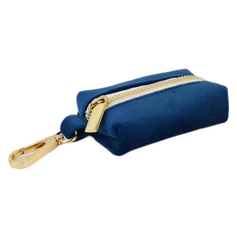 Blue Velvet Personalized Dog Collar, Leash & Harness Set