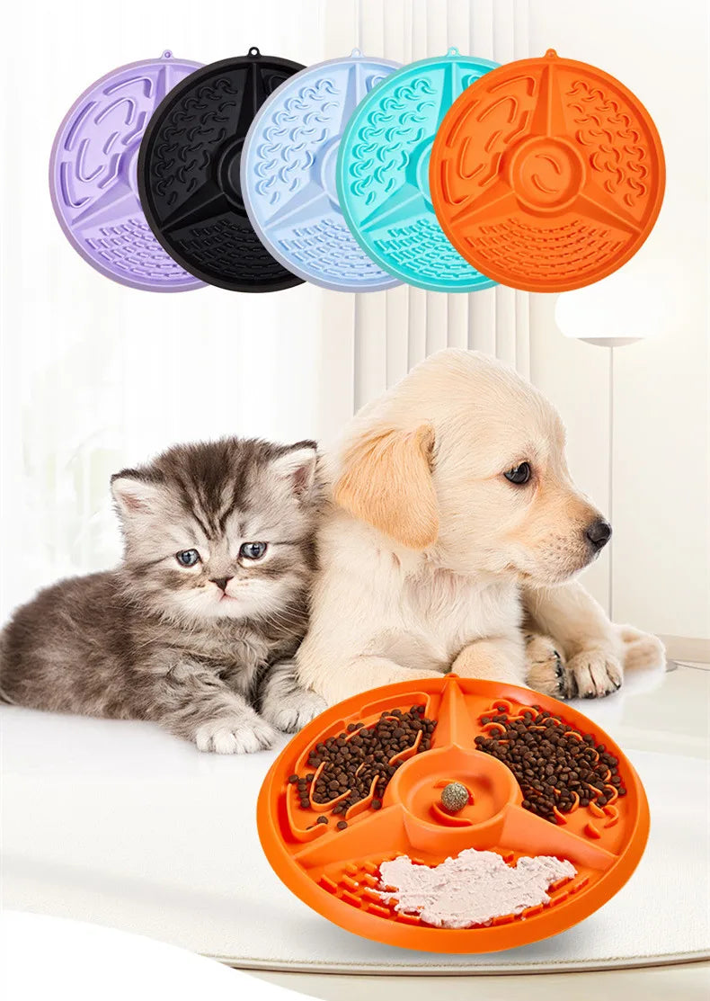 Dog Licking Pad – Slow Feeder & Calming Suction Mat for Dogs and Cats