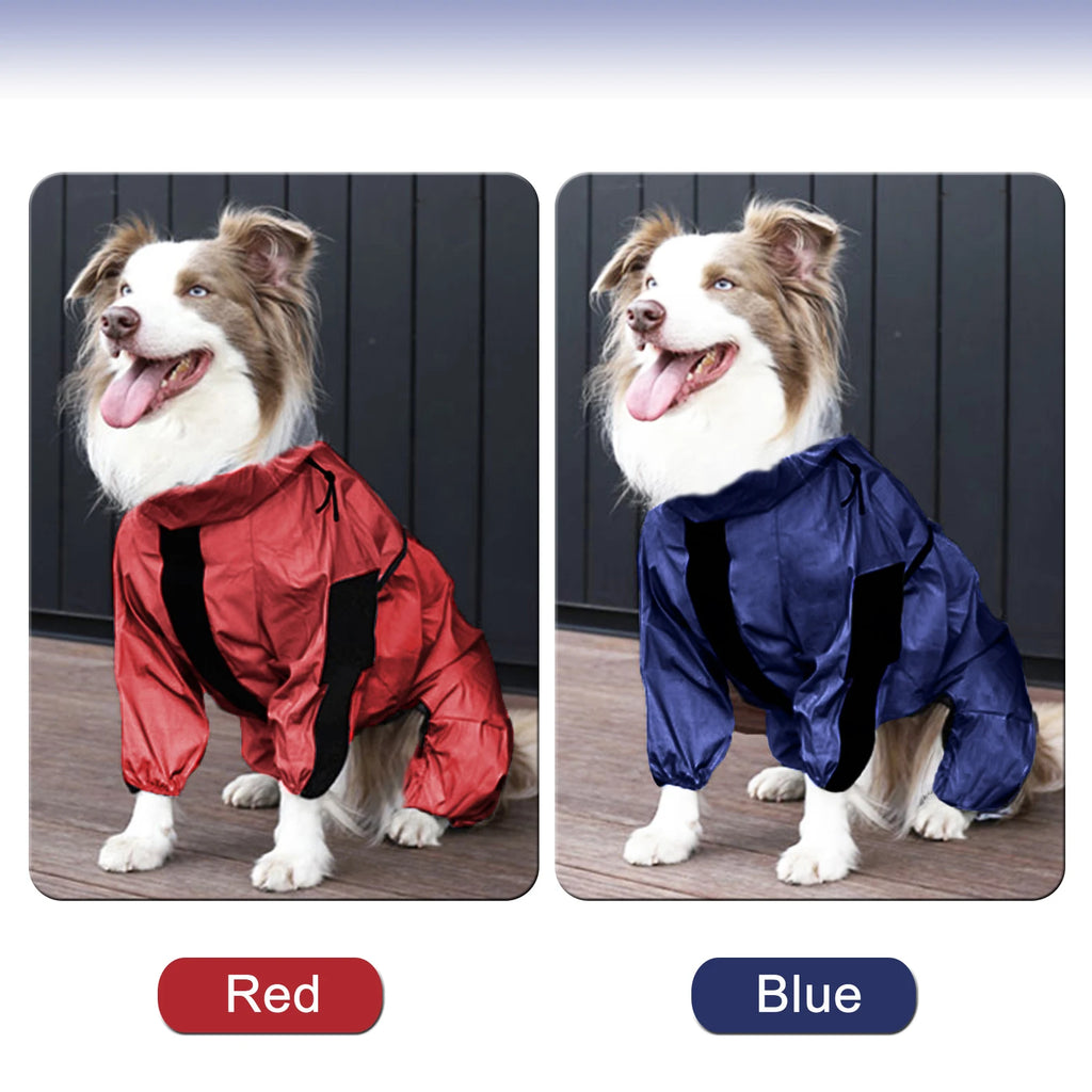 Waterproof Winter Dog Jacket – Fleece-Lined, Windproof Coat for Medium & Large Dogs
