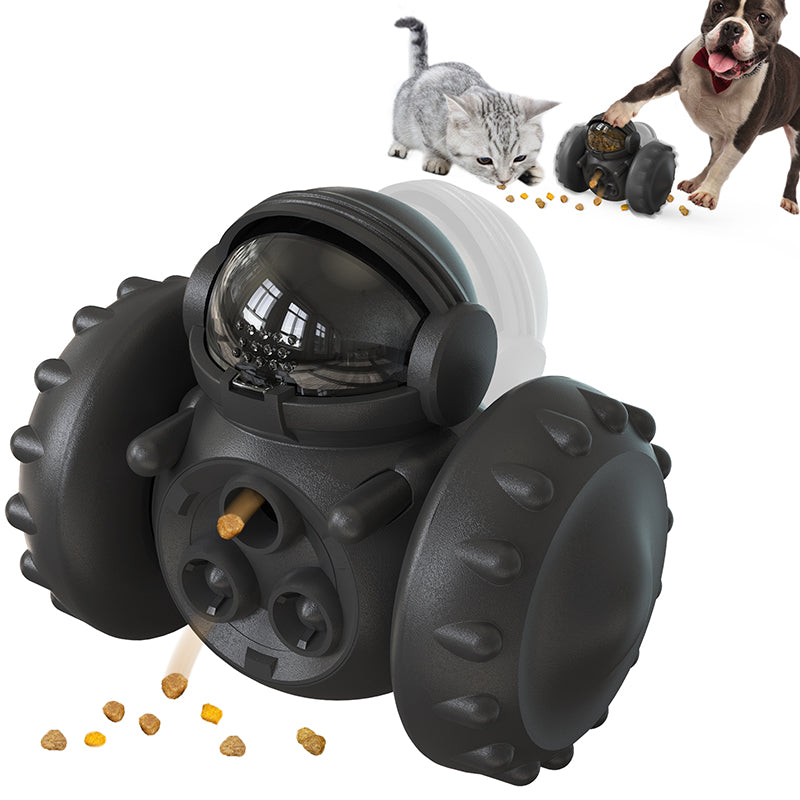 Interactive Tumbler Dog Treat Dispenser – Slow Feeder IQ Training Toy