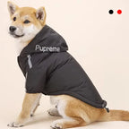 Waterproof Warm Dog Jacket – Reflective Hooded Winter Coat for Small to Large Pets