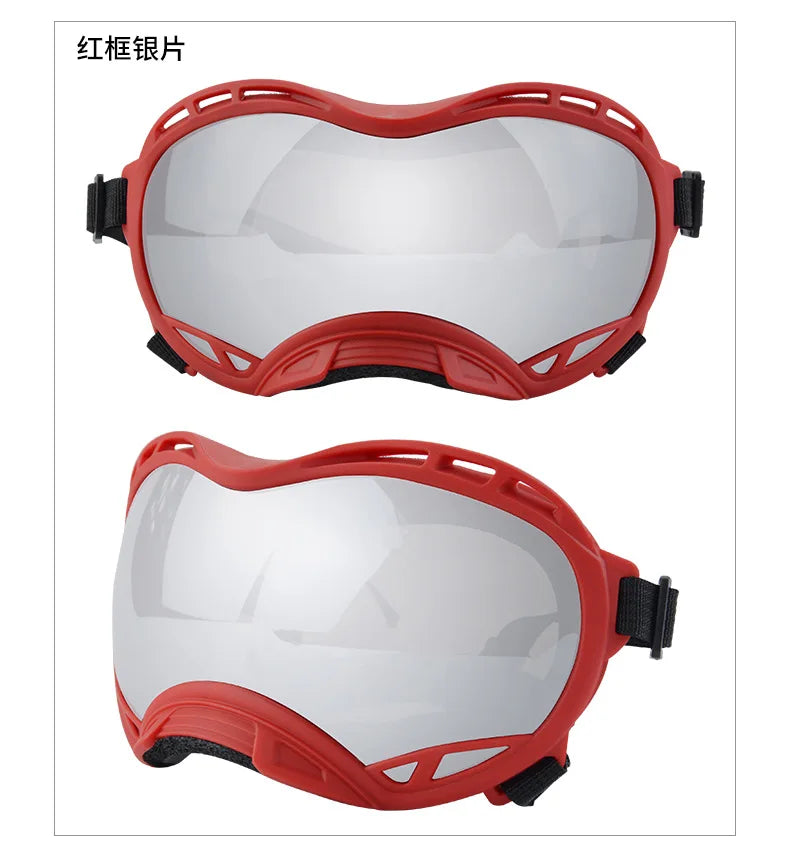Large Dog Goggles – Windproof, Waterproof Tactical Sunglasses for Outdoor Protection