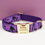 Violet Personalized Dog Collar, Leash & Harness Set