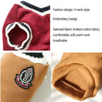 College Style Dog Sweater – Warm Winter Vest for Small & Medium Dogs