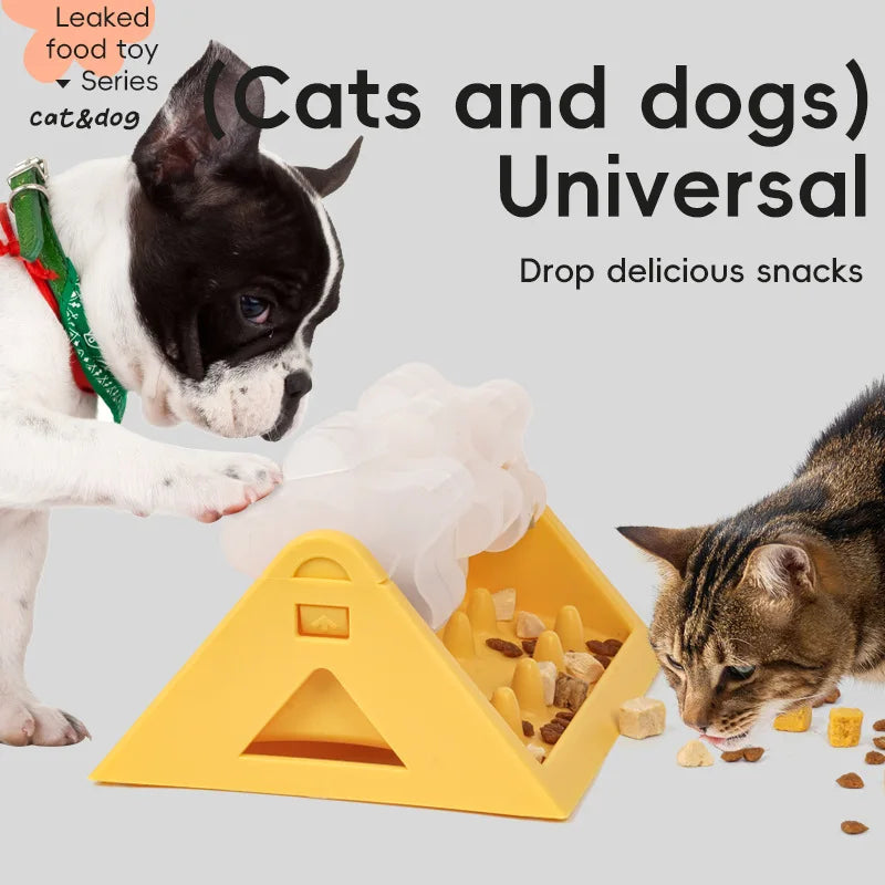 Interactive Puzzle Toy - Slow Feeder Dog Bowl for Stress Relief & Healthy Eating