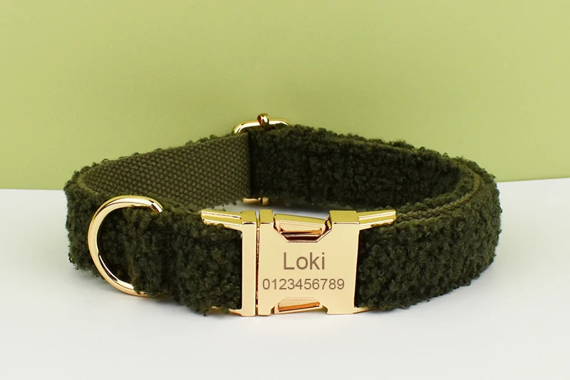 Personalized Dog Collar, Leash & Harness Set