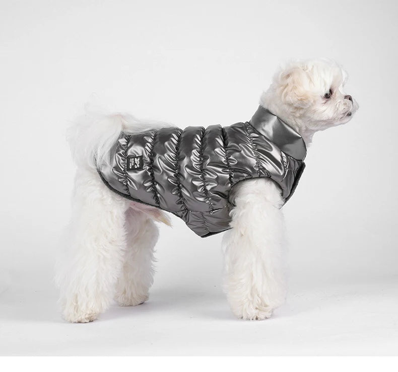 Winter Down Dog Jacket – Windproof Padded Coat for Small & Medium Dogs