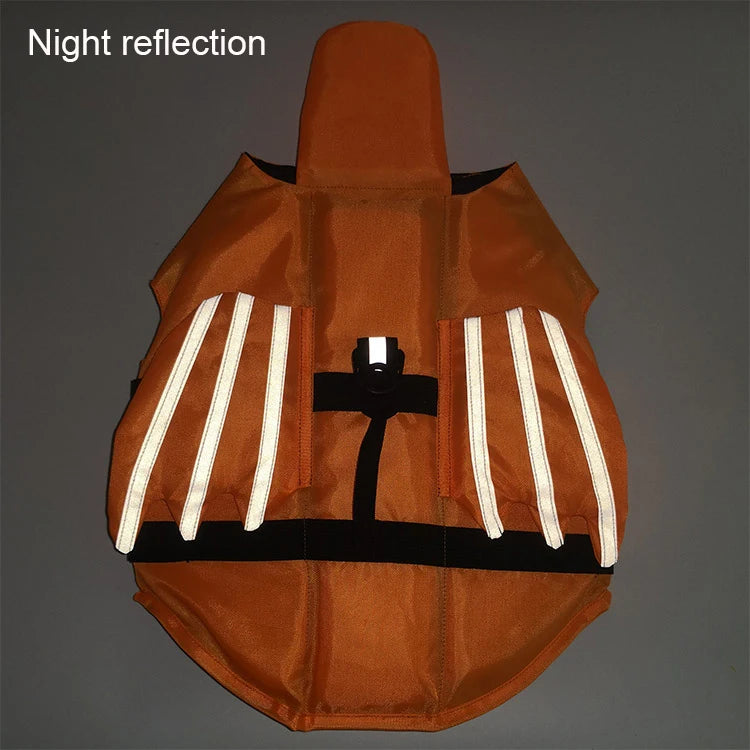 Dog Life Jacket – High Buoyancy Safety Vest with Adjustable Straps and Rescue Handle