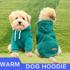 Cotton Fleece Dog Hoodie – Warm Sweatshirt for Small & Medium Dogs