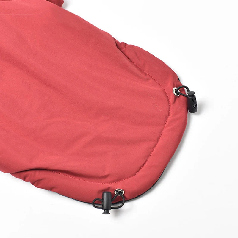 Waterproof Winter Dog Coat with Hood – Warm Reflective Jacket for Small Dogs