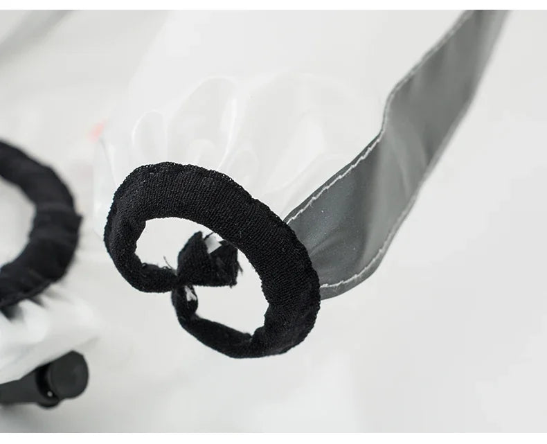 Transparent Hooded Dog Raincoat – Full-Body Waterproof PU Jacket for All Breeds