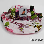 Dog Sun Hat – Adjustable Canvas Baseball Cap for Small & Medium Dogs