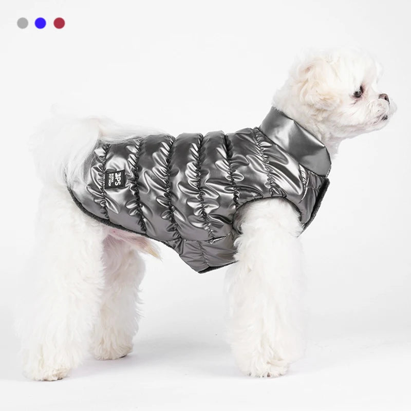 Winter Down Dog Jacket – Windproof Padded Coat for Small & Medium Dogs